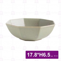 映洸陶瓷7吋造型角缽 綠
