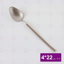 星湛不鏽鋼餐匙 棕色