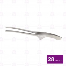 日式不鏽鋼尖頭立式烤肉夾-28cm