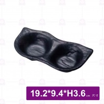 【Shunta金順代】12503岩手石紋雙格碟(12入/盒)