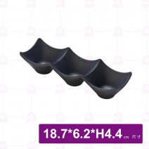 【Shunta金順代】13508 岩手三格碟(12入/盒)