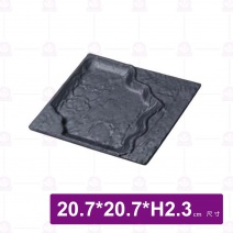 【Shunta金順代】13940岩手正方造型平盤-8吋(6入/盒)