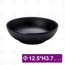 【HS】JA156陶面圓碗-黑色(24入/盒)