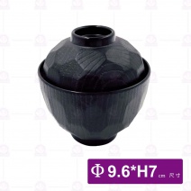 【HS】JA165陶面龜紋味噌碗(身)(24入/盒)