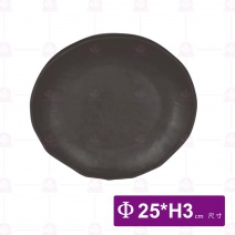 【HS】(JA527陶面波紋圓盤-檜憶(12入/盒)