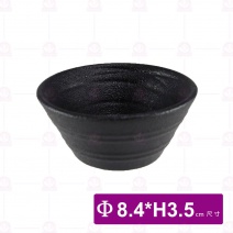 黑珍珠 3.3吋圓深碟 Φ8.4xH3.5cm