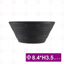 黑珍珠 3.3吋圓深碟 Φ8.4xH3.5cm