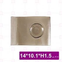 KYT-1014R-C 窯燒海浪長方皿-咖 14x10.1xH1.5cm