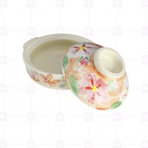 日砂鍋 6號(附蓋)-芙蓉花