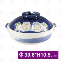 日本製砂鍋 10號(附蓋)-貓頭鷹