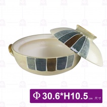 【日本進口】砂鍋(附蓋)-一珍十草