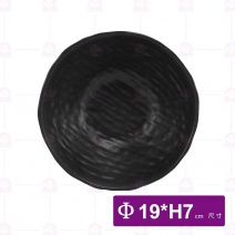 【HS】JA326陶面岩燒拉麵碗 7.5吋-黑(12入/盒)