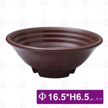 【HS】8073拉麵碗-核桃木色(12入/盒)