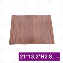 【HS】JA255 陶面條紋燒物盤8.2吋-梧桐(12入/盒)