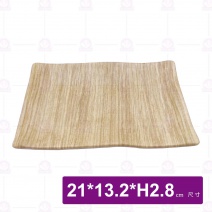 【HS】JA255 陶面條紋燒物盤 8.2吋-醇璞(12入/盒)