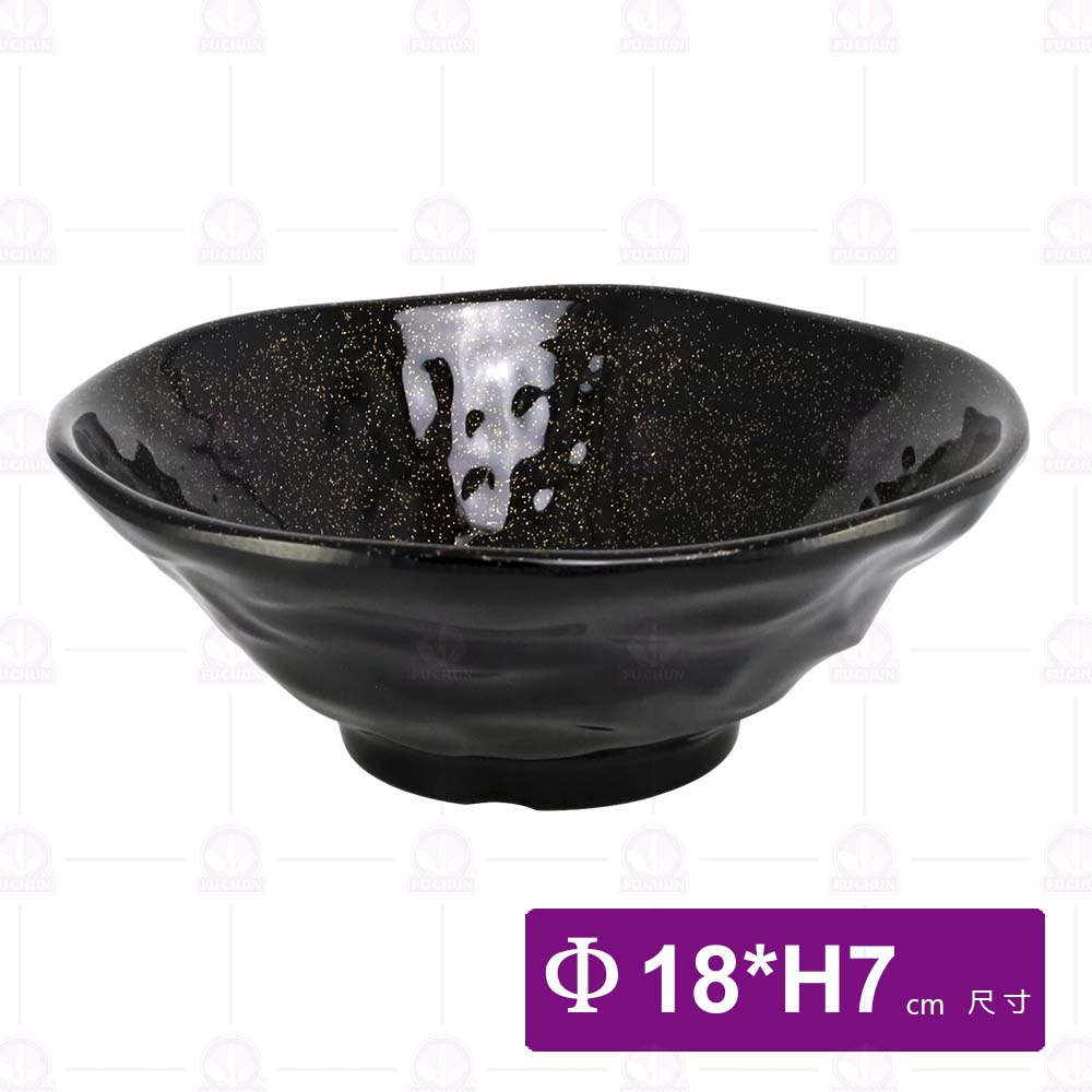 金沙B8岩紋拉麵碗-Φ18xH7cm