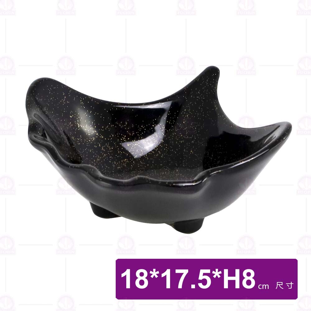 金沙D2銀杏造型缽-18x17.5xH8cm