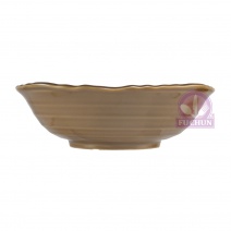日 8吋木紋方缽 (106-10) 19.7*H6cm