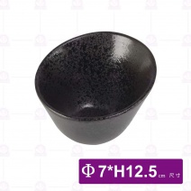 6.5吋斜口碗 天目雲彩