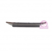 日 8吋燒物格皿-黑棕黃 20*12.7*H2.5cm