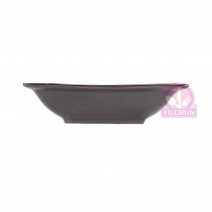 HL 7吋方缽 墨綠咖啡邊 18.2*18.2*H4.4cm