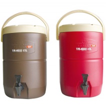 【鎰滿】保溫茶桶17L YM-0332  紅(單入)