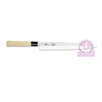 【六協刀具】木柄厚刃生魚片刀(傳統)-鉬釩鋼 27cm