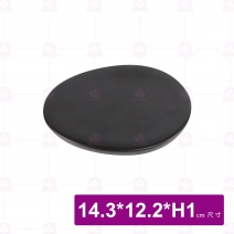 日 5.5吋長圓陶板 天目