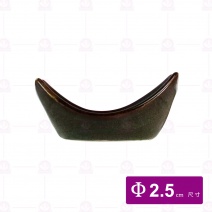 【宜瓷】綠天目長角俏碟3.5吋 (12入/盒)
