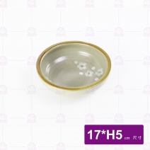 花好厚缽7吋 17x5cm