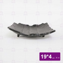 天目雲彩跤趾盤8吋 19x4cm