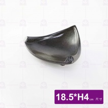 天目雲彩高腳三角缽7吋 18.5xH4cm