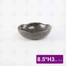 天目雲彩梅花味碟3.5吋 8.5x3cm