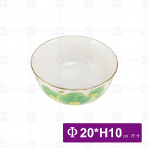 【大同磁器】綠蝴蝶蘭餐具組-17件組 