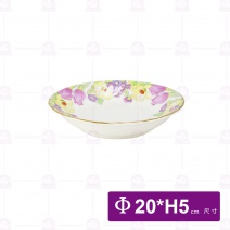 【大同磁器】新百花香餐具組-17件組