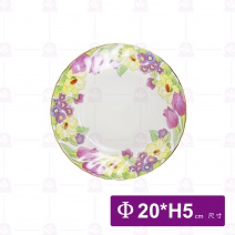 【大同磁器】新百花香餐具組-17件組