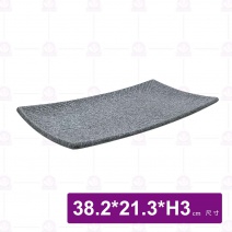 花崗岩-14.8吋 長方翹角盤