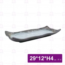 深海-11.2吋 長方翹角刺身盤