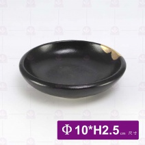黑鋦瓷櫻花之戀-3.8吋石紋味碟