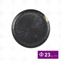 黑鋦瓷櫻花之戀-9吋湯盤(淺)