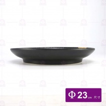 黑鋦瓷櫻花之戀-9吋湯盤(淺)
