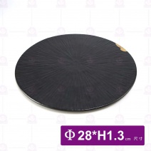 黑鋦瓷櫻花之戀-11吋圓型平板