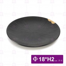 黑鋦瓷櫻花之戀-7吋骨盤