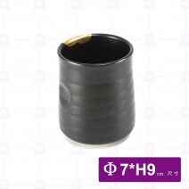 黑鋦瓷櫻花之戀-手握杯(中)