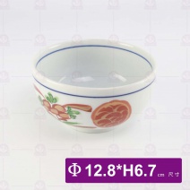 【日本】5吋圓缽 赤繪