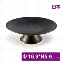 【日本】6.5吋高台皿-流金