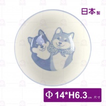 【日本】六兵衛毛料 柴犬-藍 L(同B2JC-B01)