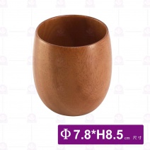 桃木杯(圓弧)-Φ7.8cm