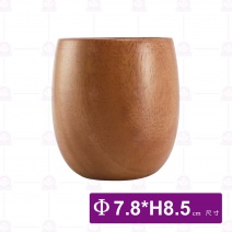 桃木杯(圓弧)-Φ7.8cm