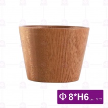 桃木杯(斜邊平底圓弧)-Φ8cm